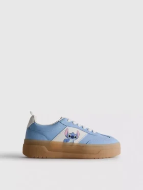 Zapatillas gruesas con suela de goma de Stitch de Disney