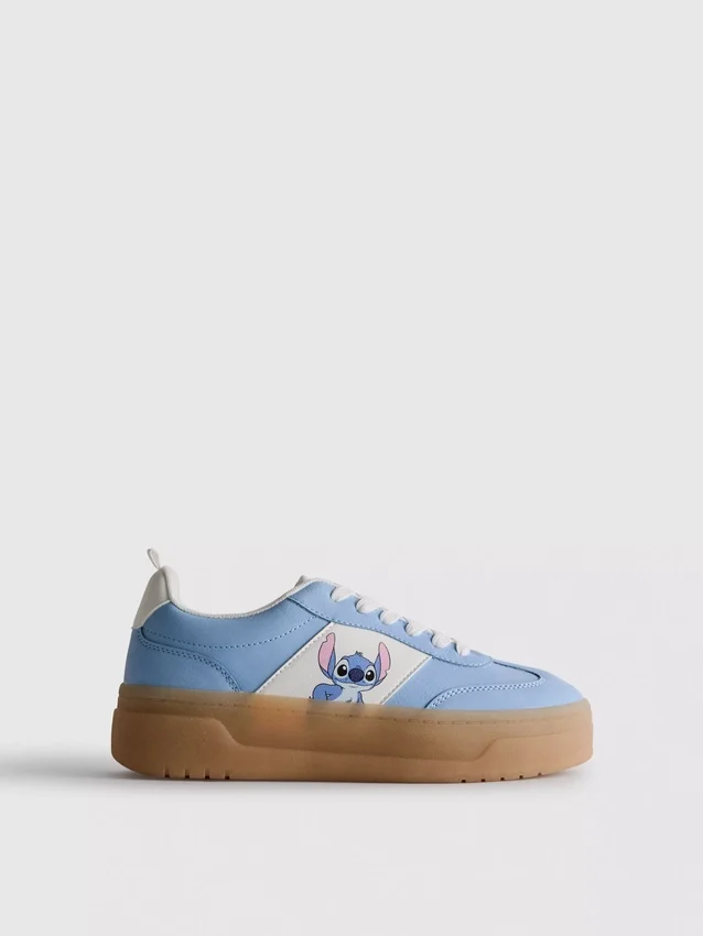 Zapatillas gruesas con suela de goma de Stitch de Disney