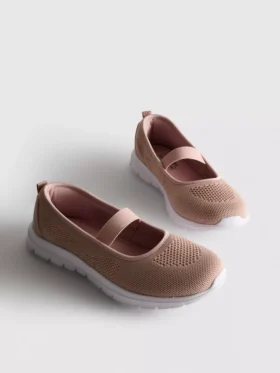 Zapatillas tipo bailarina sin cordones