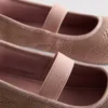 Zapatillas tipo bailarina sin cordones