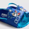 Zapatillas tipo zueco con correa trasera de Sonic el Erizo