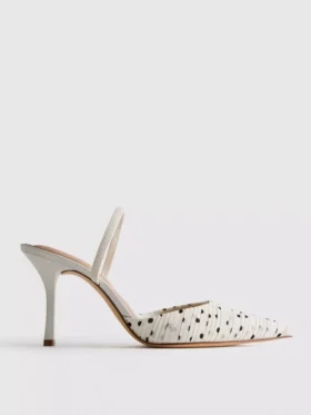 Zapatos de punta con lunares
