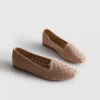 Zapatos planos con aberturas