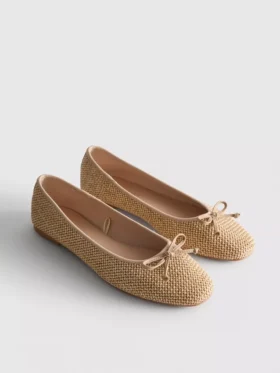 Zapatos planos con cuentas