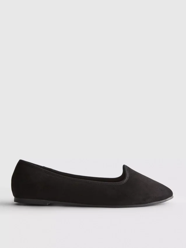 Zapatos planos de gamuza