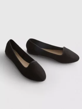 Zapatos planos de gamuza