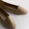 Zapatos planos de gamuza