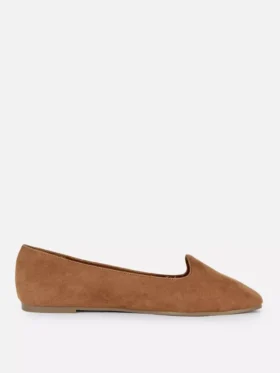Zapatos planos de gamuza sintética