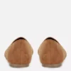 Zapatos planos de gamuza sintética