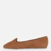 Zapatos planos de gamuza sintética