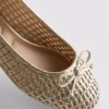 Zapatos planos tejidos